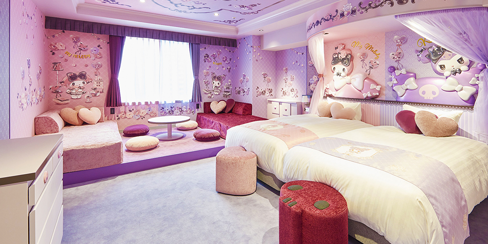 Keio Plaza Hotel My Melody Kuromi room